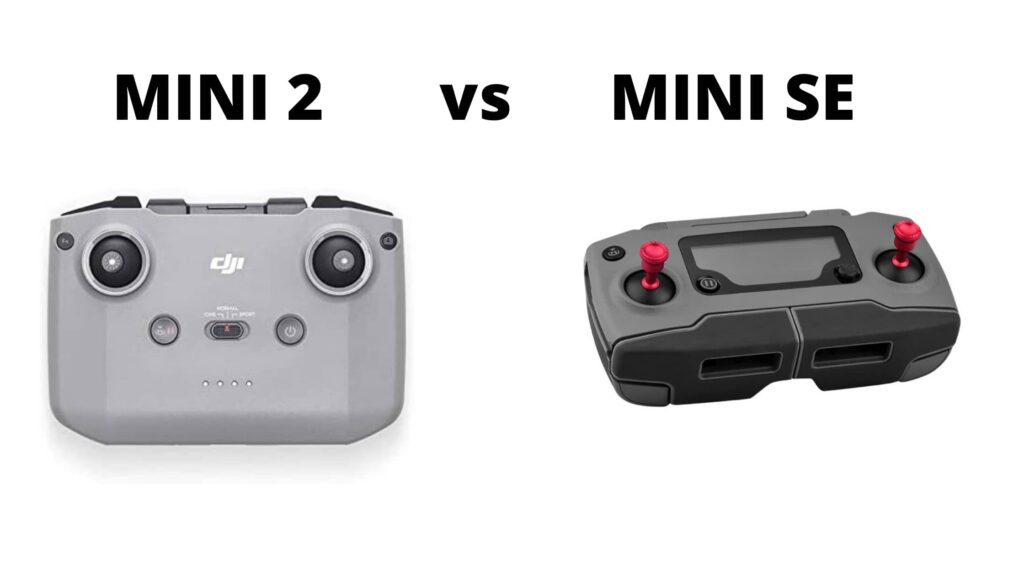 DJI MINI vs DJI MINI 2 remote controller