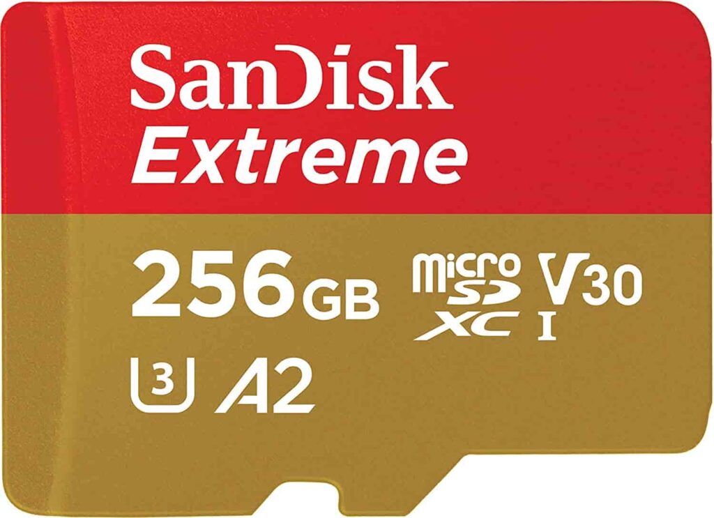 Sandisk Extreme MicroSD card 