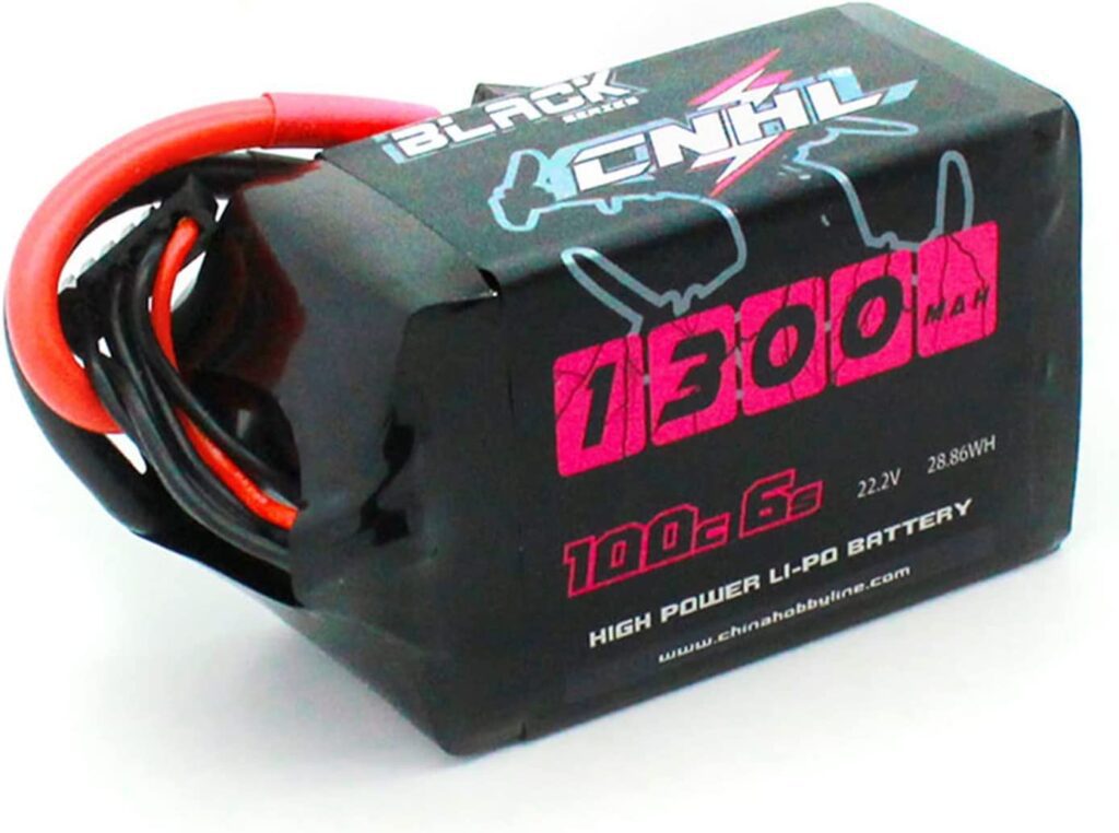 Best LiPo Batteries For FPV Drones in 2022 25 CNHL Black Series 1300mAh 6S 100C