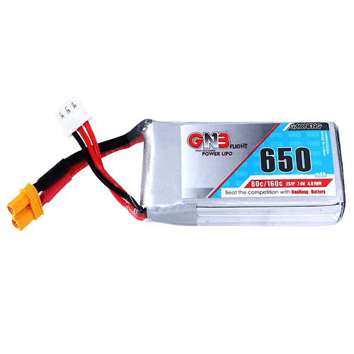 GNB 2S 650mAh 80C Lipo Battery
