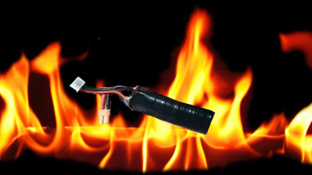 What causes a LiPo battery to catch fire