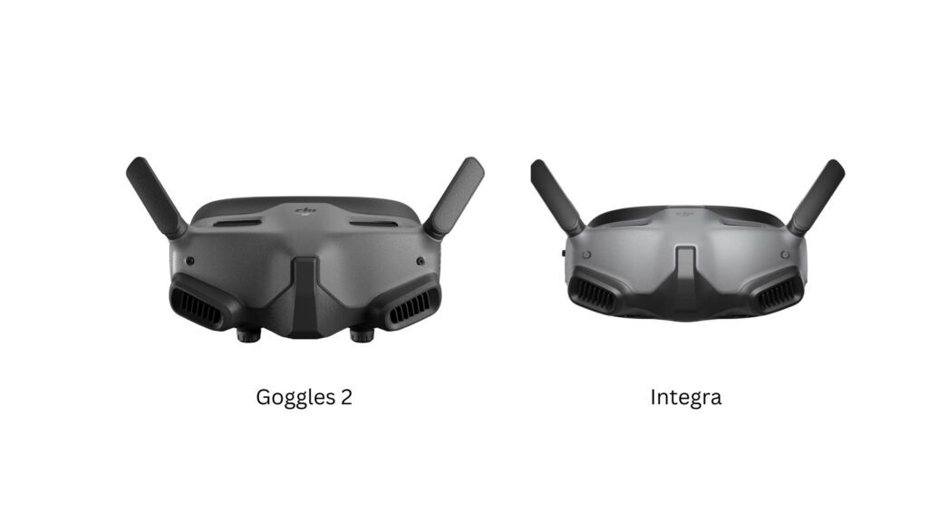 What are the differences between DJI Goggles Integra vs Goggles 2